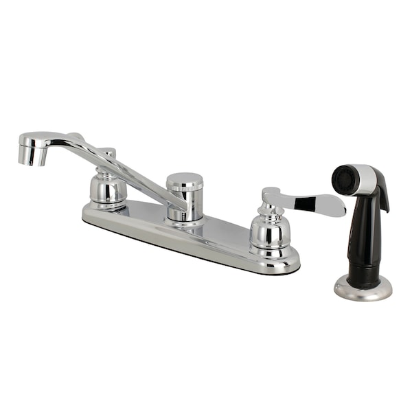 Nuwave French FB112NFL 8-Inch Centerset Kitchen Faucet with Sprayer FB112NFL - main